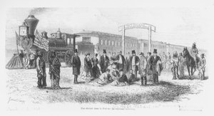 大草原の駅：100番目の子午線 作： American School